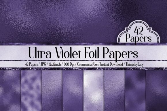 Download Ultra Violet Metallic Foil Papers - Premium Resources