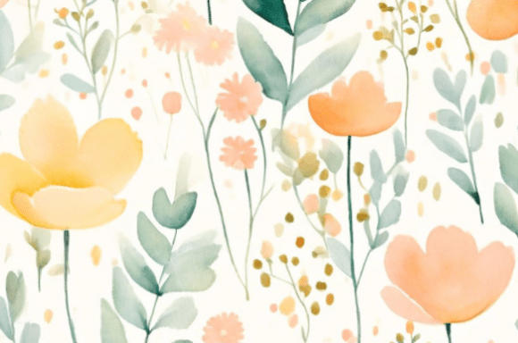 Download Soft Pastel Watercolor Floral Pattern Co - Watercolor floral pattern Collection