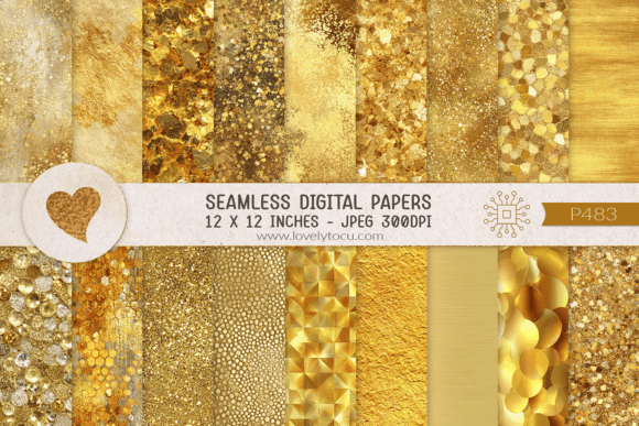 Download Gold Glitter and Metallic Textures - Premium Resources