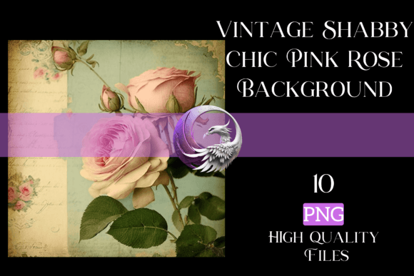 Download Vintage Shabby Chic Pink Rose Background - Rose background Collection