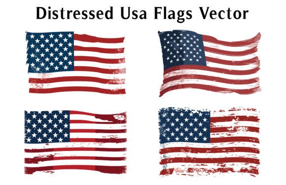 Download Distressed USA Flag Grunge Effect Vector - Grunge Collection